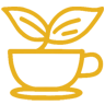 Icon for premium artisanal tea from Sri Lanka