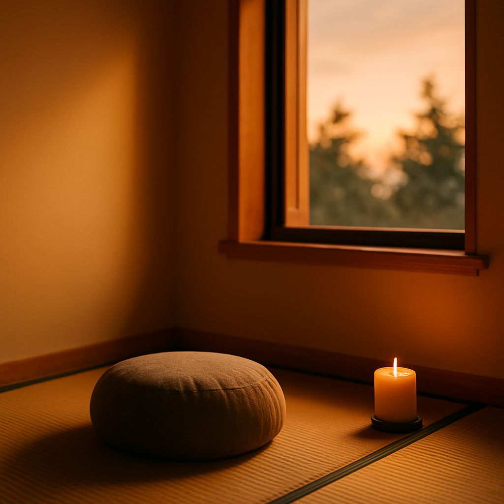 Quiet room with warm light and natural stillness