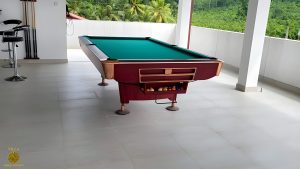 Villa Noble Horizon Sri Lanka – rooftop lounge billiard area with pool table and open-air setting